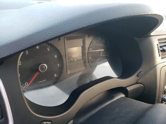 3VW1K7AJ0CM382334 - 2012 VOLKSWAGEN JETTA BASE 红色 照片 8