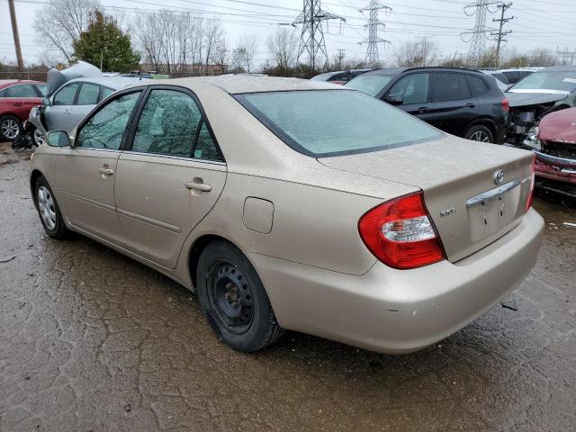 4T1BE32K12U028410 - 2002 TOYOTA CAMRY LE TAN photo 2