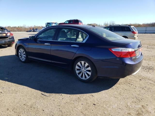 1HGCR2F89DA196324 - 2013 HONDA ACCORD EXL BLUE photo 2