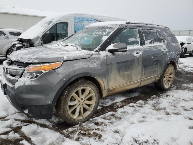 1FM5K8F82DGA68983 - 2013 FORD EXPLORER L GRAY photo 1