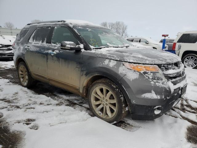 1FM5K8F82DGA68983 - 2013 FORD EXPLORER L GRAY photo 4