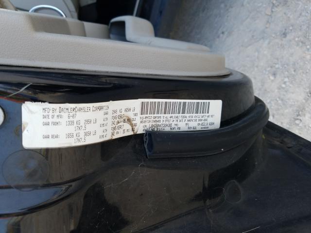 1J8HG58NX7C694385 - 2007 JEEP COMMANDER 黑色 照片 10