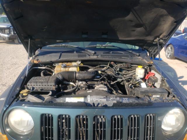 1J4GL38K45W565685 - 2005 JEEP LIBERTY RE GREEN photo 7