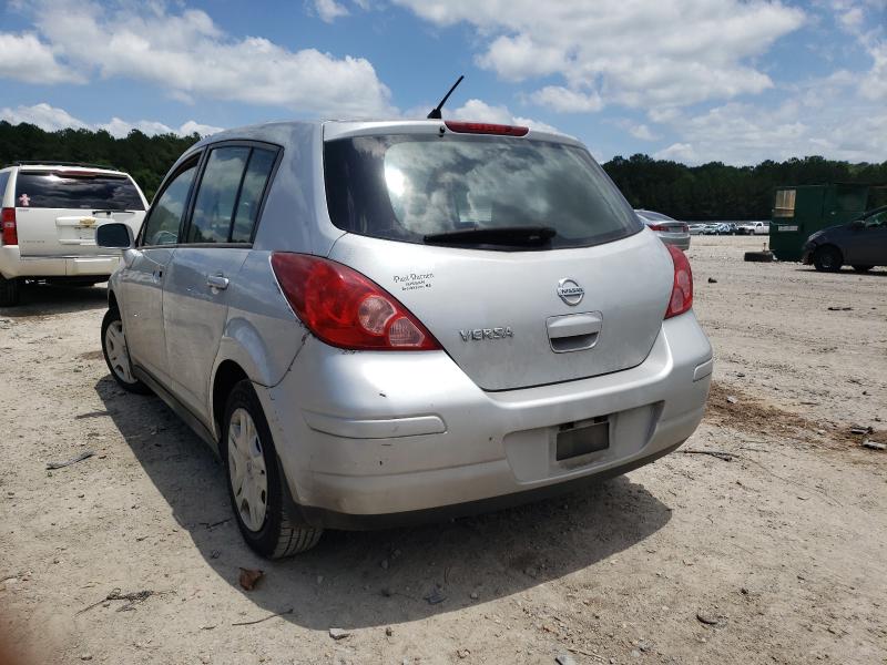 3N1BC1CP6CK229622 - 2012 NISSAN VERSA S SILVER photo 3