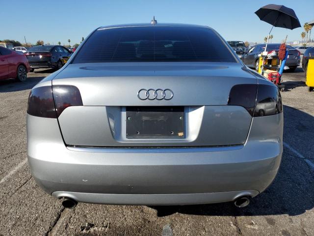 WAUAF78E86A118860 - 2006 AUDI A4 2 TURBO SILVER photo 6