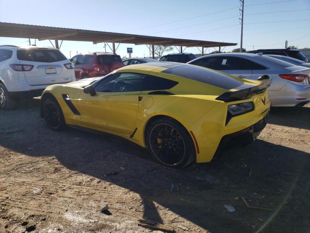 1G1YU2D6XG5700275 - 2016 CHEVROLET CORVETTE Z YELLOW photo 2