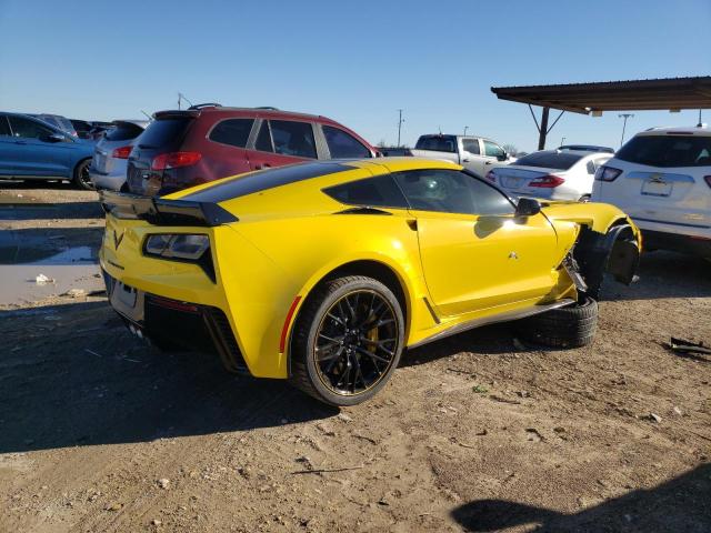 1G1YU2D6XG5700275 - 2016 CHEVROLET CORVETTE Z YELLOW photo 3