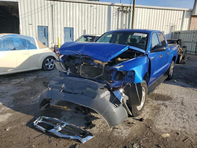 1D7HE38K78S525400 - 2008 DODGE DAKOTA SXT BLUE photo 1