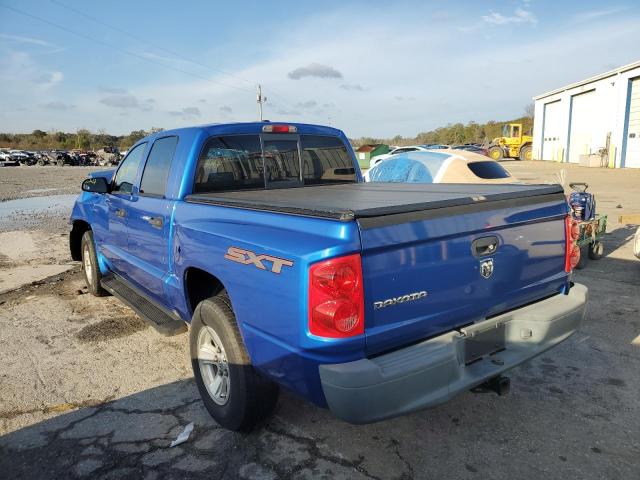 1D7HE38K78S525400 - 2008 DODGE DAKOTA SXT BLUE photo 2