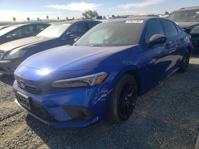 2HGFE2F53NH521910 - 2022 HONDA CIVIC SPOR 蓝色 照片 1