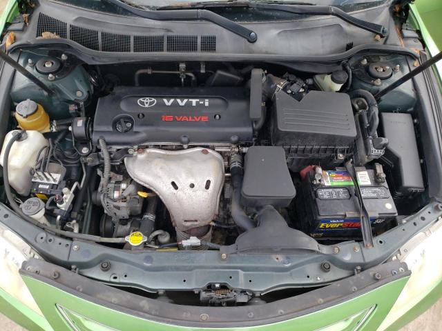 JTNBE46K573114509 - 2007 TOYOTA CAMRY CE GREEN photo 11