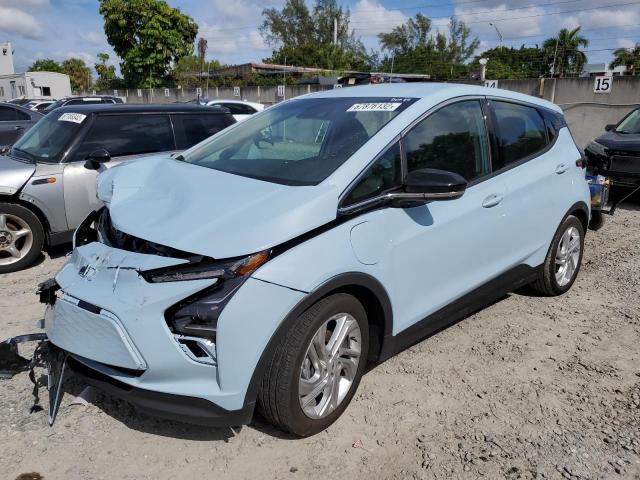 1G1FW6S09N4127864 - 2022 CHEVROLET BOLT EV 1L BLUE photo 1