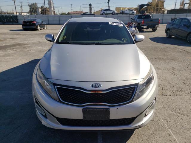 5XXGN4A74EG345475 - 2014 KIA OPTIMA EX SILVER photo 5