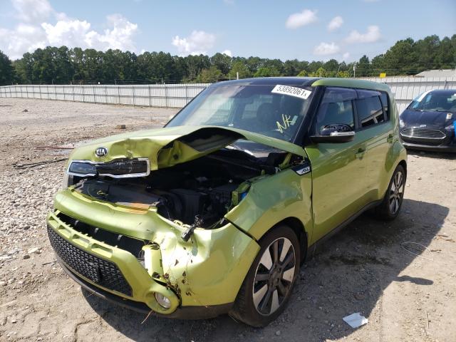 KNDJX3A53F7754795 - 2015 KIA SOUL ! GREEN photo 2