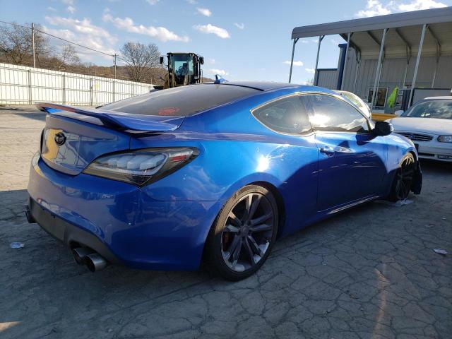 KMHHU6KH0CU066523 - 2012 HYUNDAI GENESIS CO BLUE photo 3