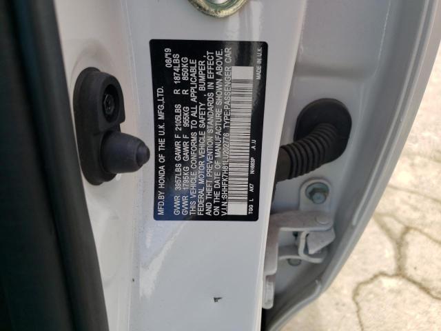 SHHFK7H81LU202776 - 2020 HONDA CIVIC EXL Ağ foto 13