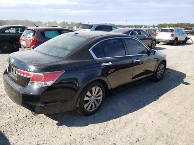 1HGCP3F88CA001985 - 2012 HONDA ACCORD EXL BLACK photo 3