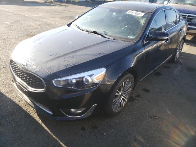 KNALN4D70E5167317 - 2014 KIA CADENZA PR BLACK photo 1