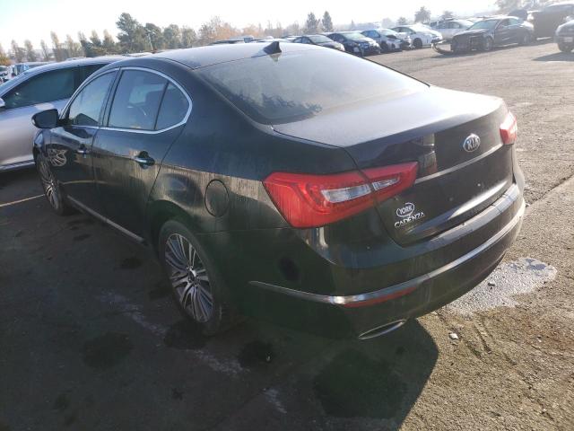 KNALN4D70E5167317 - 2014 KIA CADENZA PR BLACK photo 2