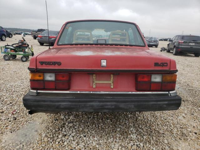 YV1AS8808N1468801 - 1992 VOLVO 240 BASE RED photo 6