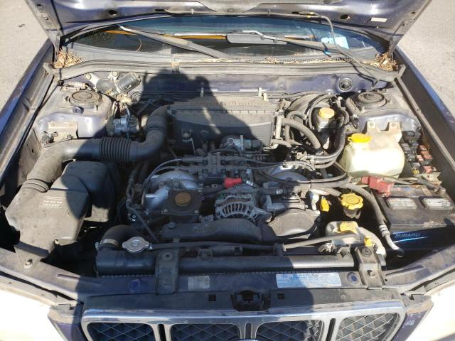 JF1SF65512H741752 - 2002 SUBARU FORESTER S BLUE photo 12