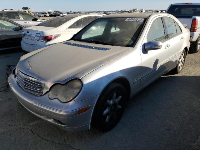 WDBRF61J52F263468 - 2002 MERCEDES-BENZ C 240 SILVER photo 1