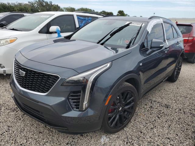 1GYFZER41MF071398 - 2021 CADILLAC XT4 SPORT GRAY photo 2