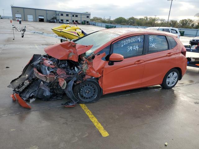 3HGGK5H48JM729280 - 2018 HONDA FIT LX ORANGE photo 1