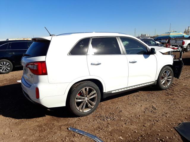 5XYKW4A77EG486608 - 2014 KIA SORENTO SX WHITE photo 3