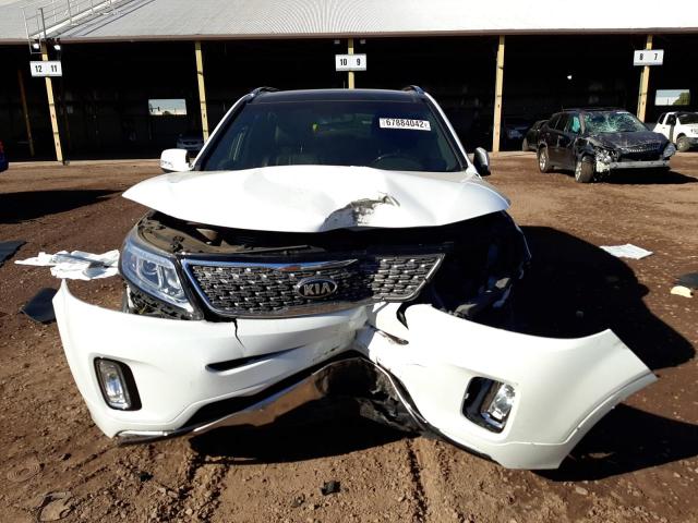 5XYKW4A77EG486608 - 2014 KIA SORENTO SX WHITE photo 5