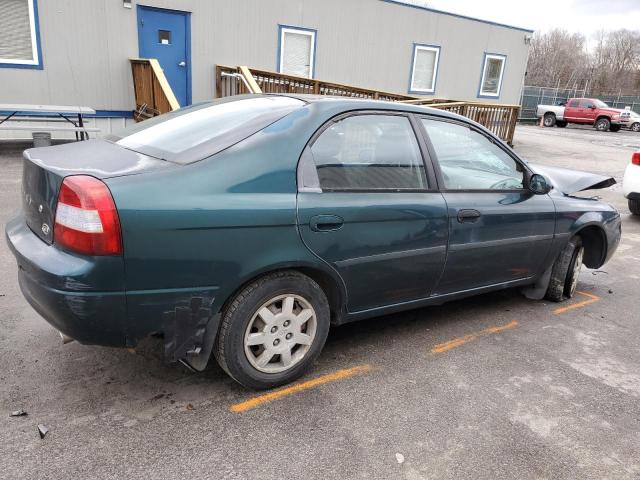 KNAFB1615Y5207215 - 2000 KIA SPECTRA TEAL photo 3