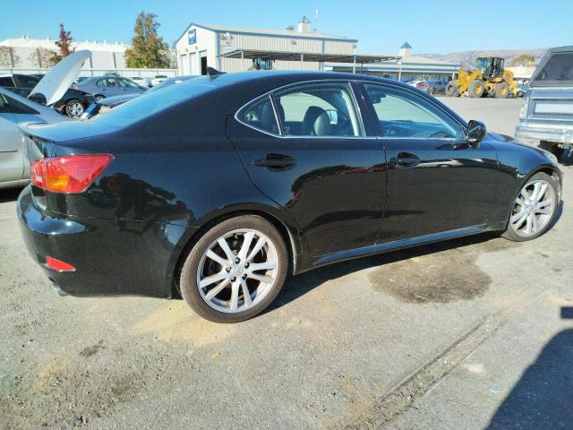 JTHBK262375042455 - 2007 LEXUS IS 250 BLACK photo 3