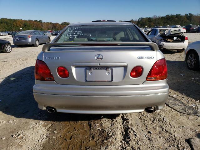 JT8BL69S010004735 - 2001 LEXUS GS 430 GOLD photo 6