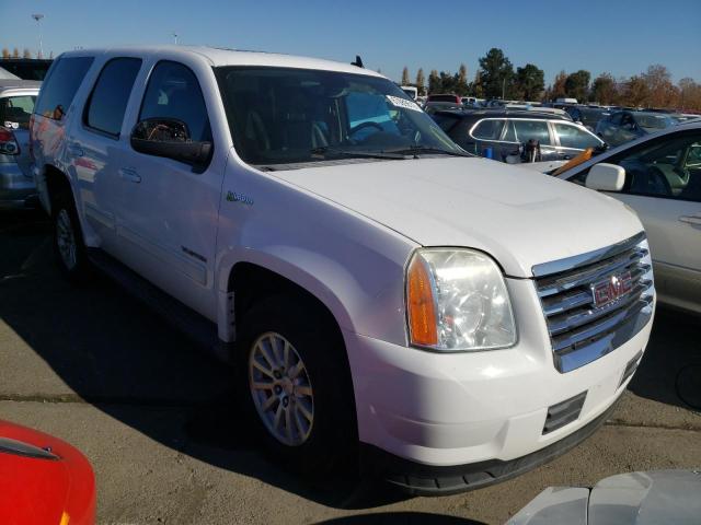 1GKUKFDJ3AR277342 - 2010 GMC YUKON HYBR WHITE photo 4