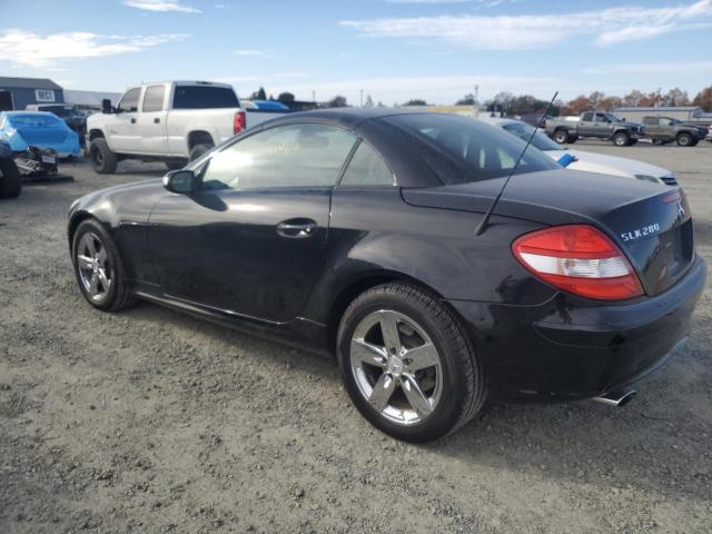 WDBWK54F76F127753 - 2006 MERCEDES-BENZ SLK 280 BLACK photo 2