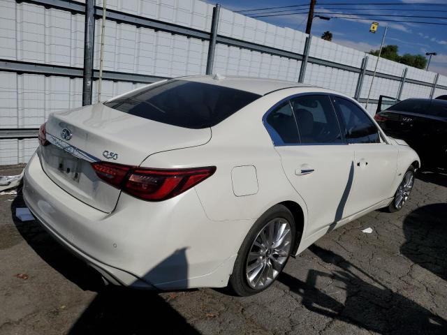 JN1EV7AP4KM514461 - 2019 INFINITI Q50 LUXE WHITE photo 3