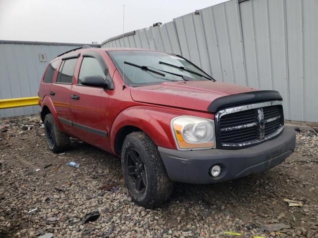 1D4HB38N26F163420 - 2006 DODGE DURANGO RED photo 1