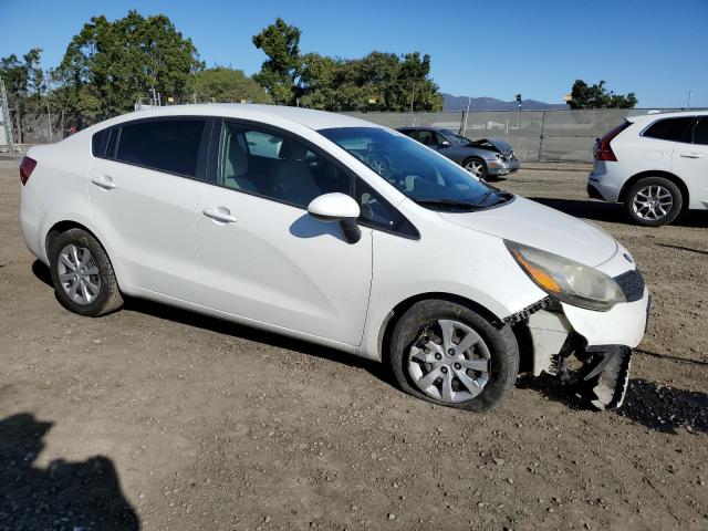 KNADM4A34D6283928 - 2013 KIA RIO LX WHITE photo 4