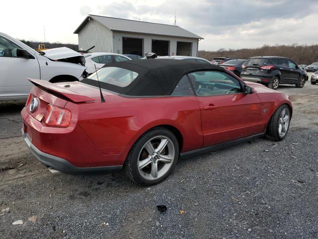 1ZVBP8FH6A5177296 - 2010 FORD MUSTANG GT RED photo 3