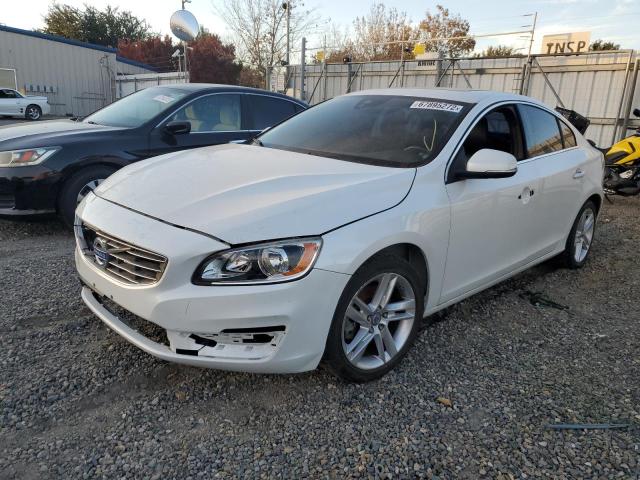 YV126MFK0F2359167 - 2015 VOLVO S60 PREMIE WHITE photo 1