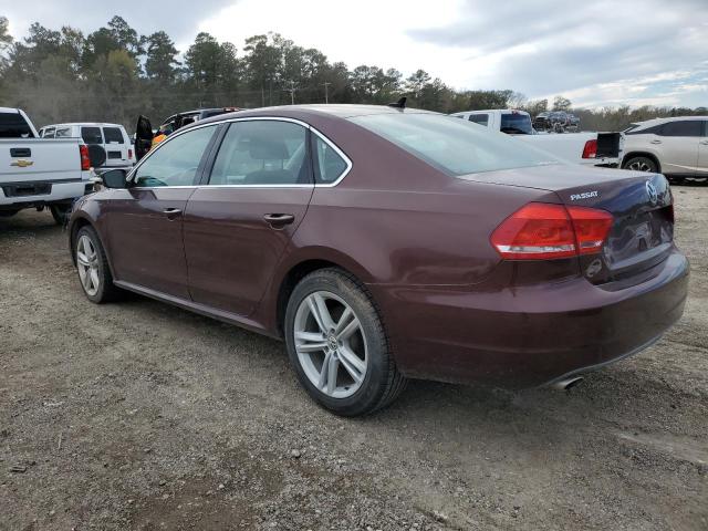 1VWBN7A3XEC039922 - 2014 VOLKSWAGEN PASSAT SE MAROON photo 2