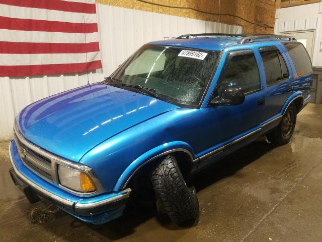 1GNDT13W1S2210684 - 1995 CHEVROLET BLAZER BLUE photo 1