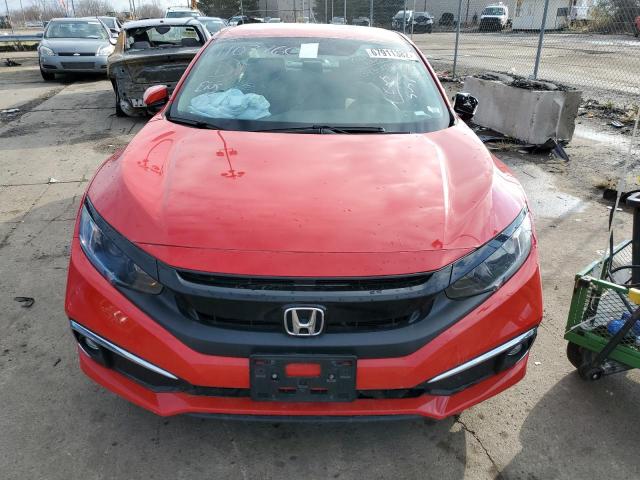 2HGFC1F38KH650316 - 2019 HONDA CIVIC EX RED photo 5