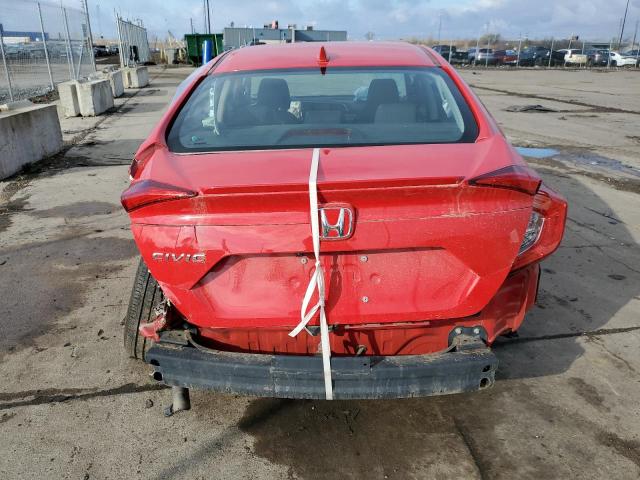 2HGFC1F38KH650316 - 2019 HONDA CIVIC EX RED photo 6