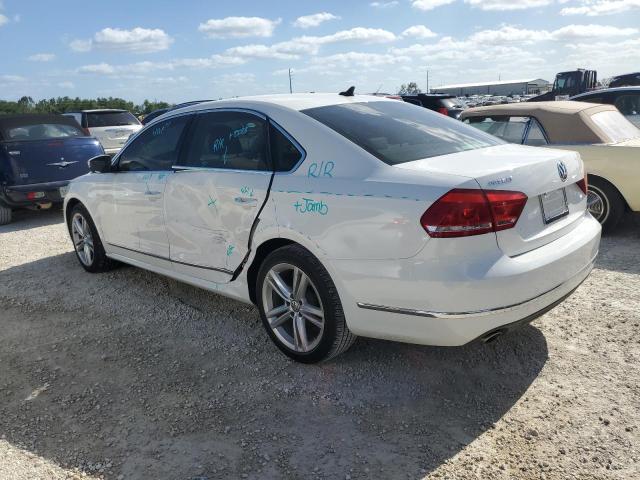 1VWCN7A30EC030036 - 2014 VOLKSWAGEN PASSAT SEL WHITE photo 2