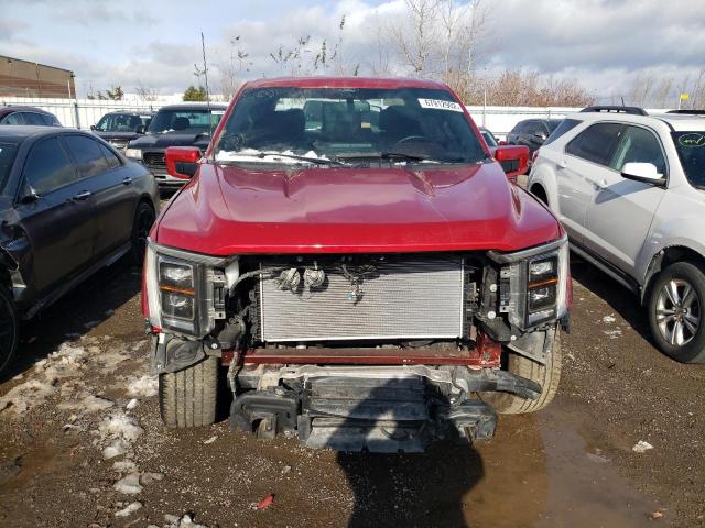 1FTFW1E16MFB74030 - 2021 FORD F150 SUPER RED photo 5