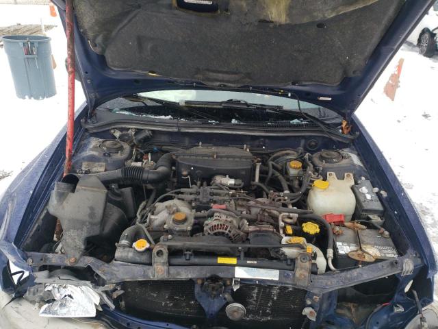 JF1SF65561H703531 - 2001 SUBARU FORESTER S BLUE photo 11