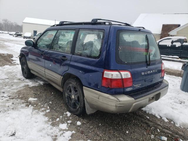 JF1SF65561H703531 - 2001 SUBARU FORESTER S BLUE photo 2