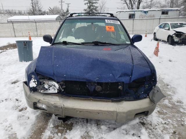 JF1SF65561H703531 - 2001 SUBARU FORESTER S BLUE photo 5