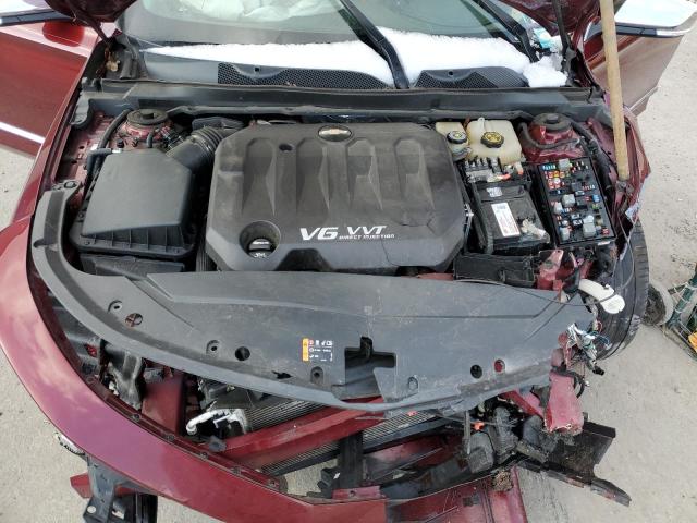 2G1145S36H9186411 - 2017 CHEVROLET IMPALA PRE ბურგუნდია ფოტო 11